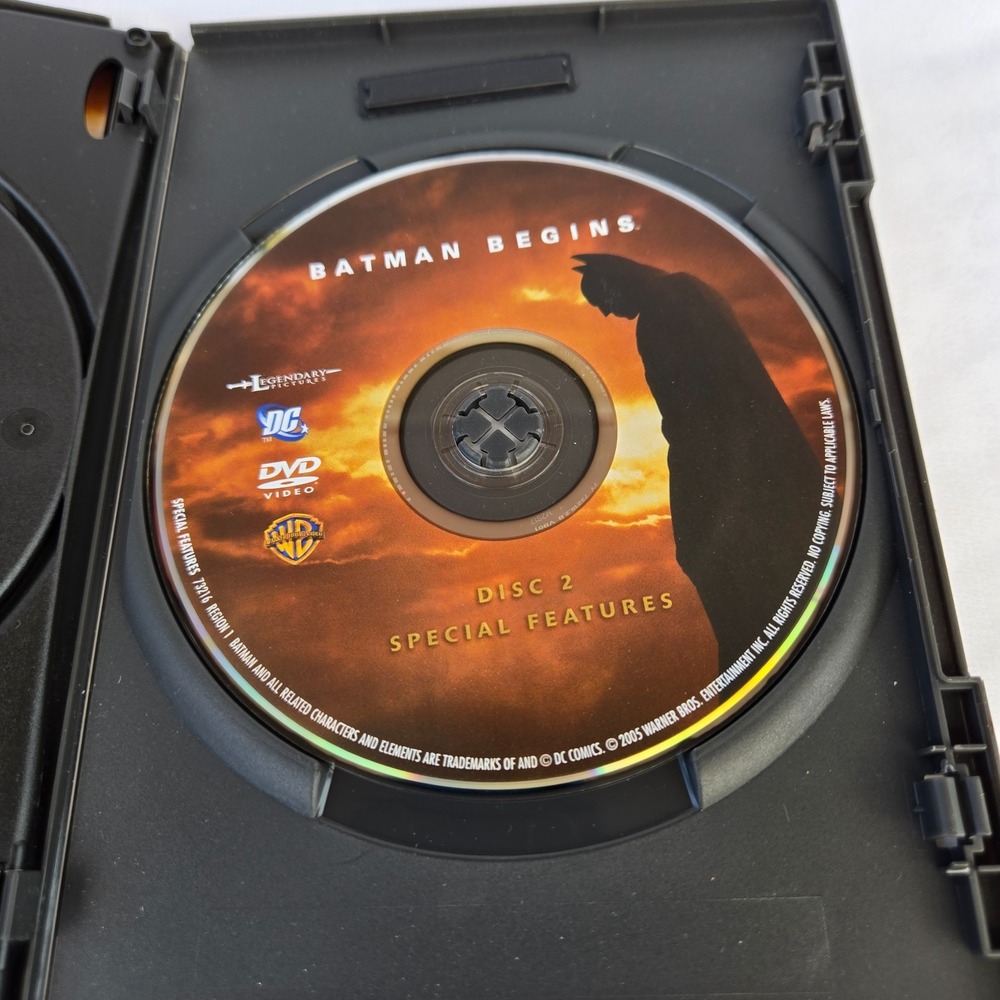 Christopher Nolan Batman Trilogy on DVD Original Cases 2 Disc Sets Very Good - Picture 13 of 13